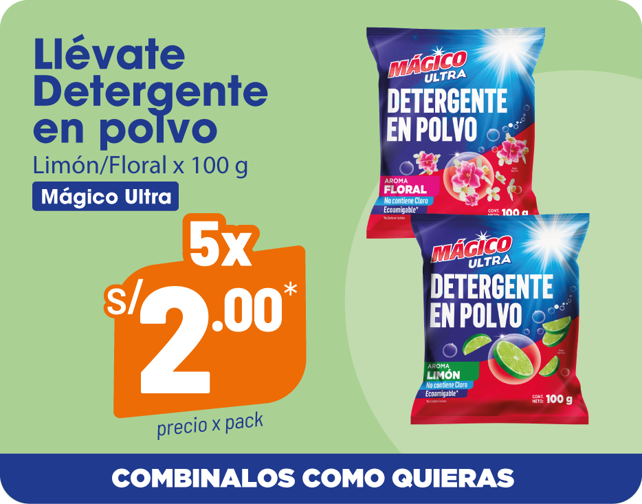 Promoción Detergente Mágico Ultra