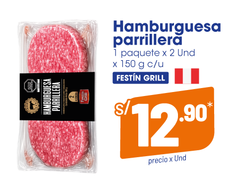 Hamburguesa Parrillera Festín Grill