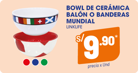 Bowl de Cerámica Mundial Linklife